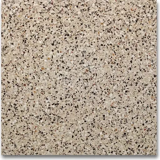 ATY-3003 polished terrazzo, yellow base with salt pepper chips, size 1.5
