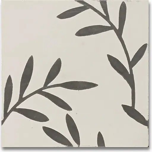Moroccan pattern cement tile MTA-202, pattern poured through the wearing layer