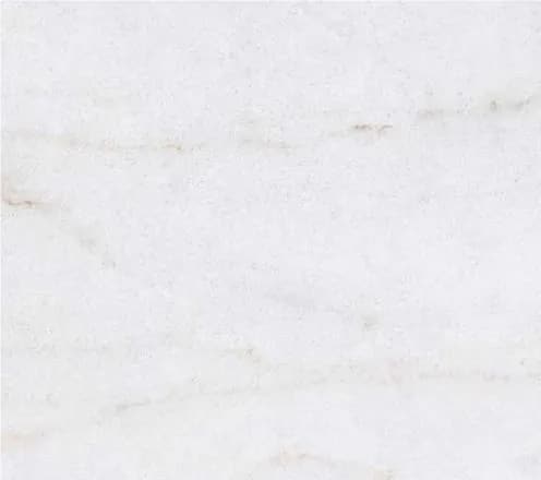 Close sample of Ziarat White marble with a pale ground and faint warm grey lines