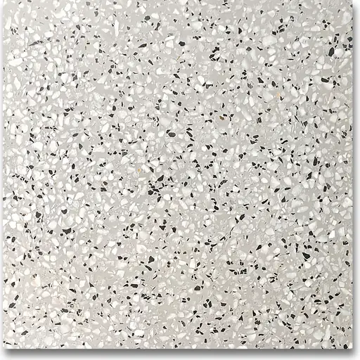 ATG-2003 polished terrazzo, light grey base with salt pepper chips, size 1.75