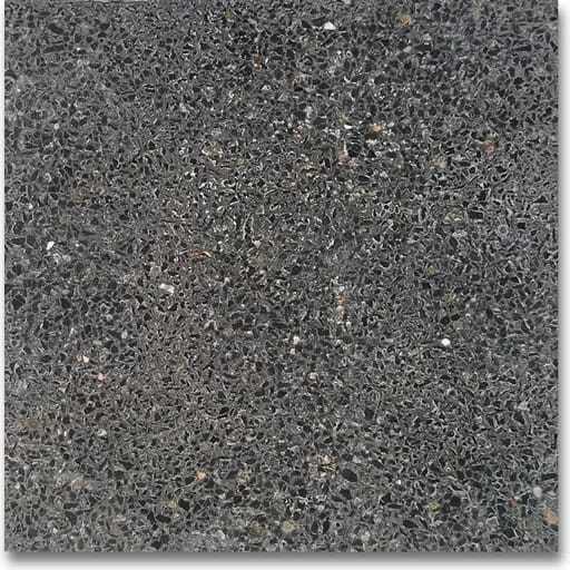 ATG-2008 polished terrazzo, dark grey base with cloud white chips, size 1.75